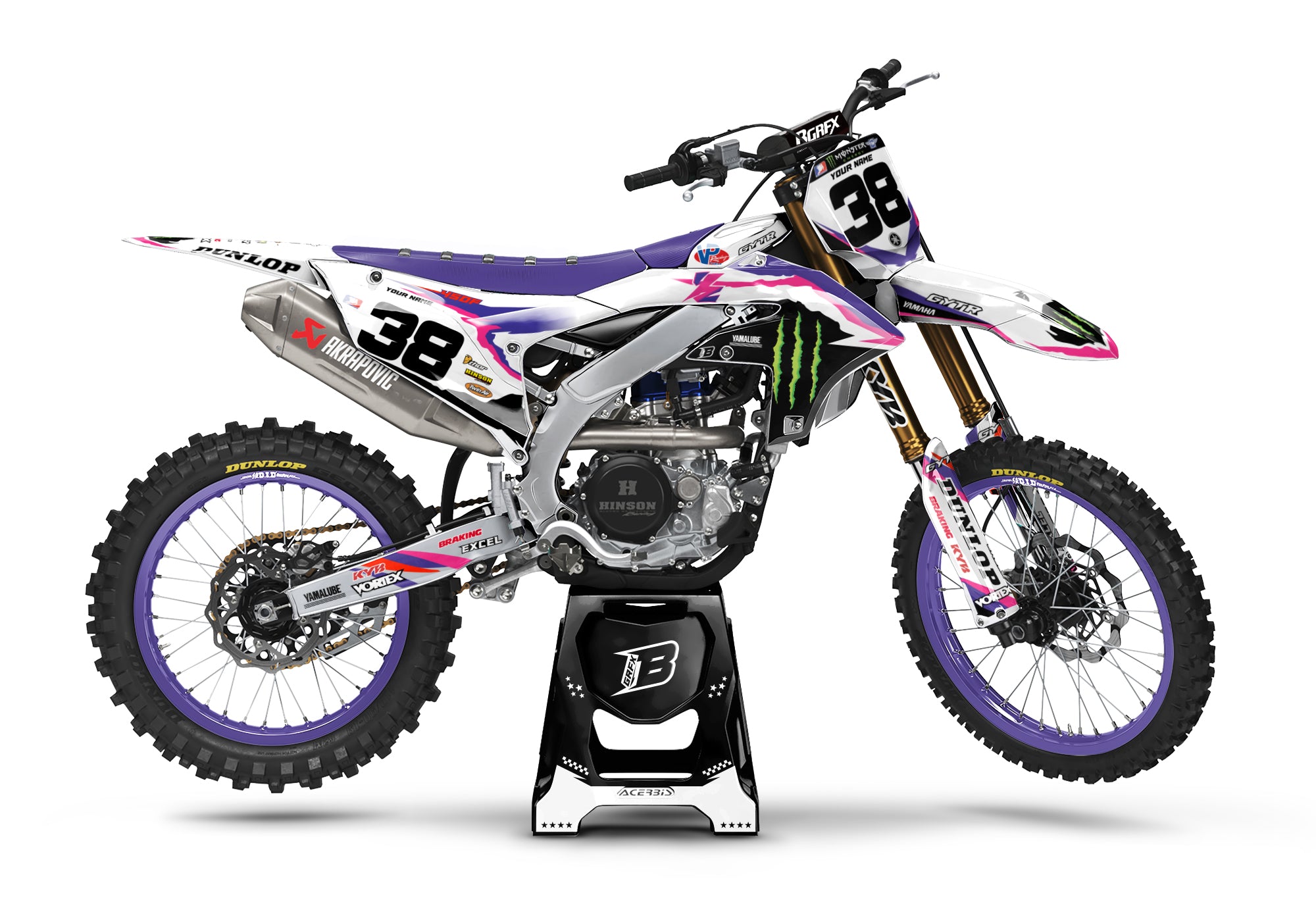 Motorcross Graphix Custom Graphics for Yamaha Motocross – bling graphix