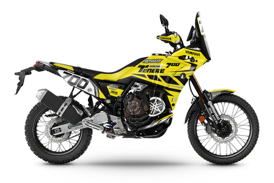 YAMAHA 700 TENERE GRAPHICS KIT ''WARRIOR YELLOW'' DESIGN