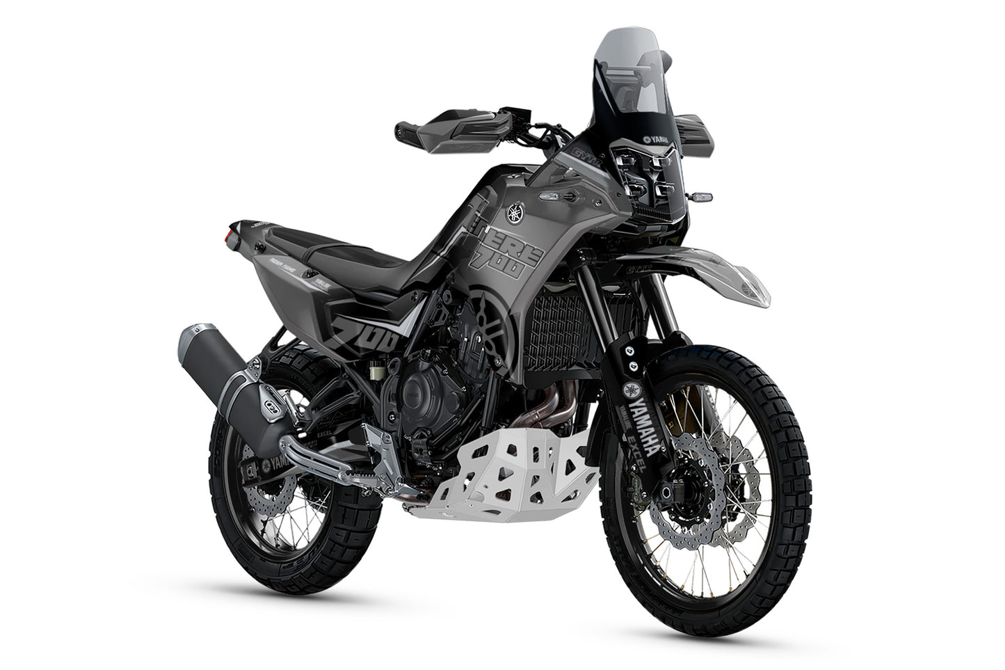 YAMAHA 700 TENERE GRAPHICS KIT ''AMPED GREY'' DESIGN