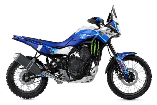 YAMAHA 700 TENERE GRAPHICS KIT ''50TH ANNIVERSARY BLUE'' DESIGN