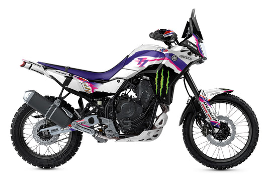 YAMAHA 700 TENERE GRAPHICS KIT ''50TH ANNIVERSARY WHITE'' DESIGN