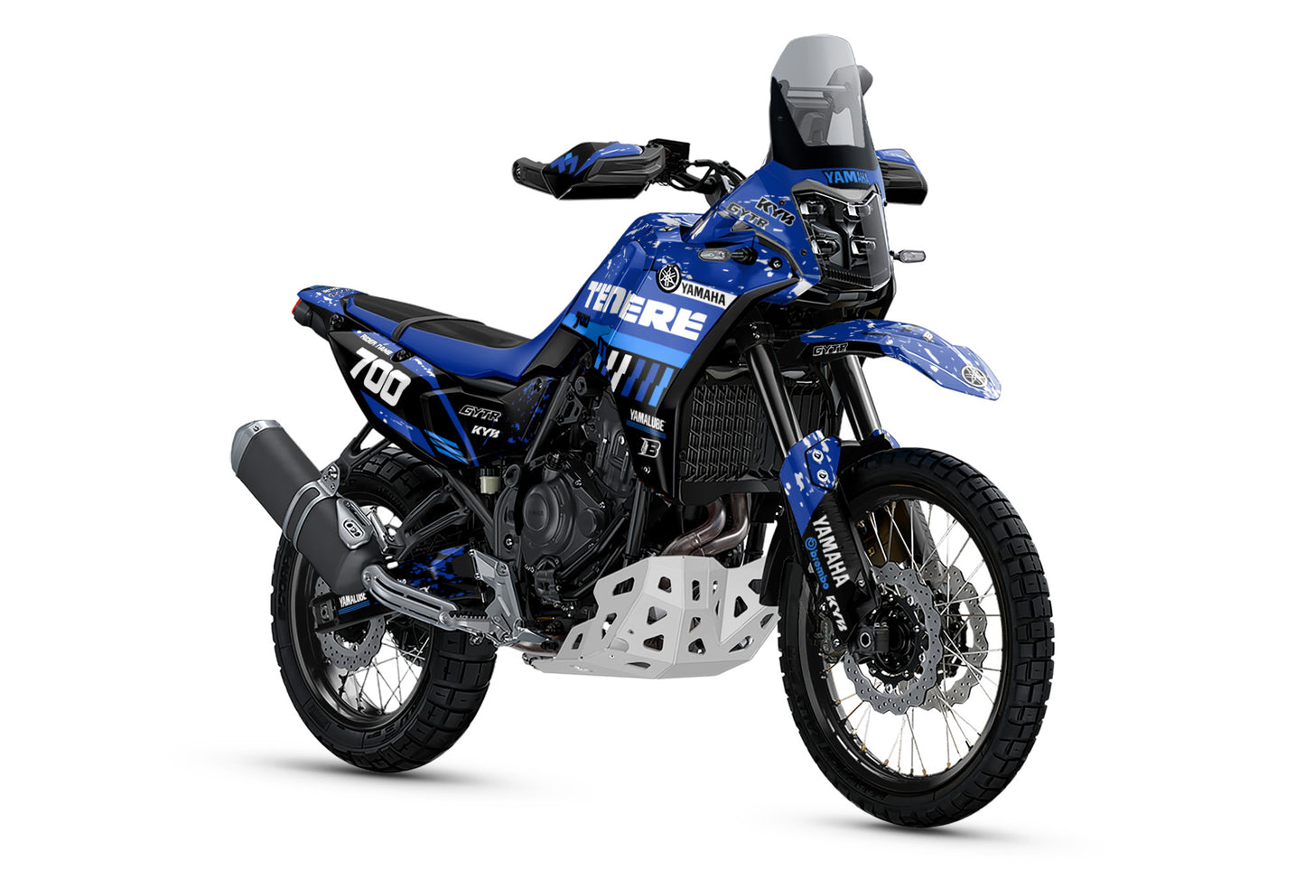YAMAHA 700 TENERE GRAPHICS KIT ''DIRTED BLUE'' DESIGN