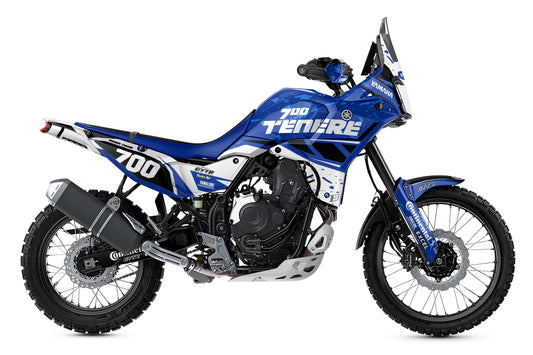 YAMAHA 700 TENERE GRAPHICS KIT ''TRAX BLUE'' DESIGN