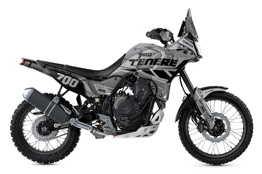YAMAHA 700 TENERE GRAPHICS KIT ''TRAX GREY'' DESIGN