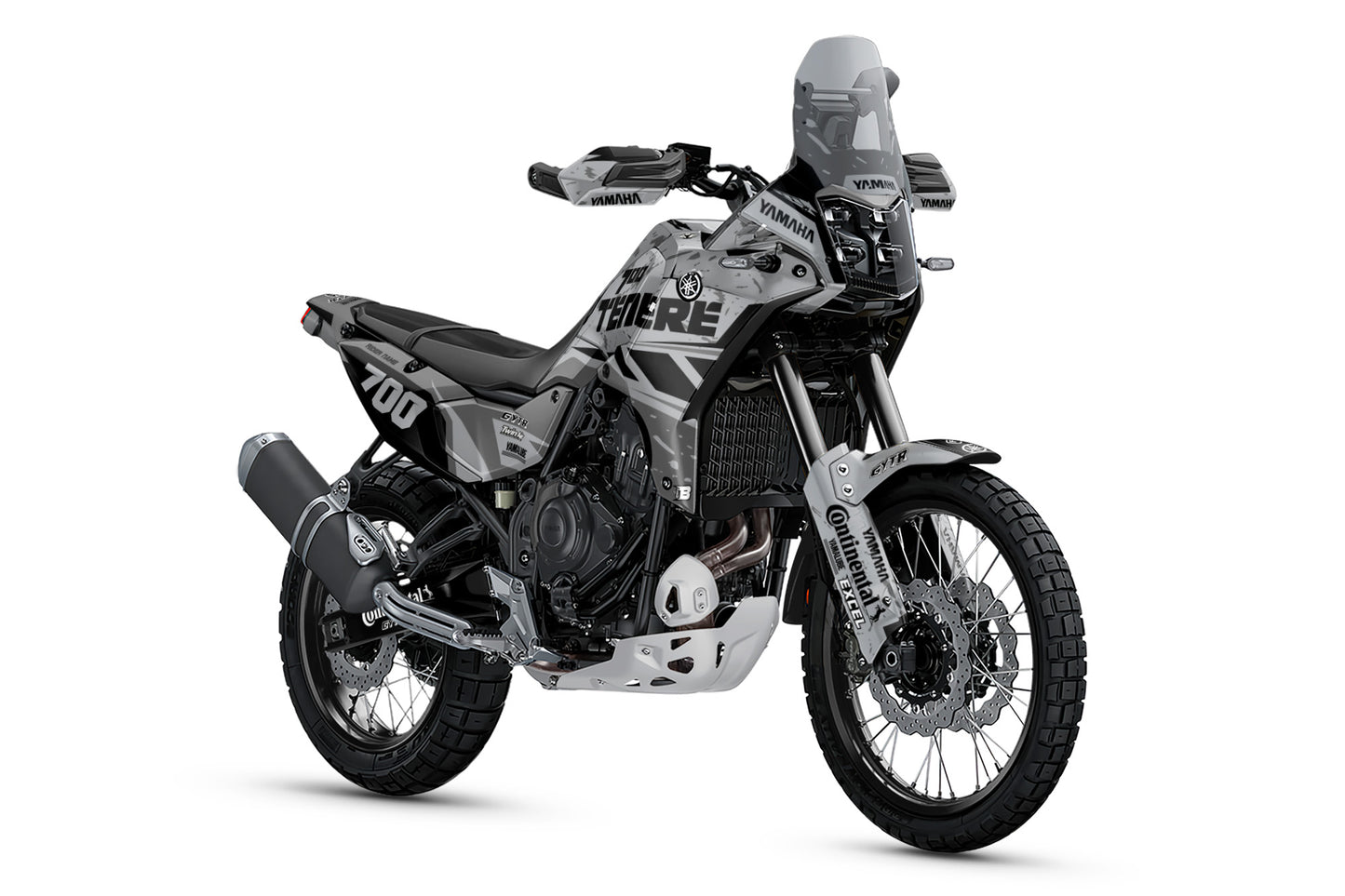 YAMAHA 700 TENERE GRAPHICS KIT ''TRAX GREY'' DESIGN