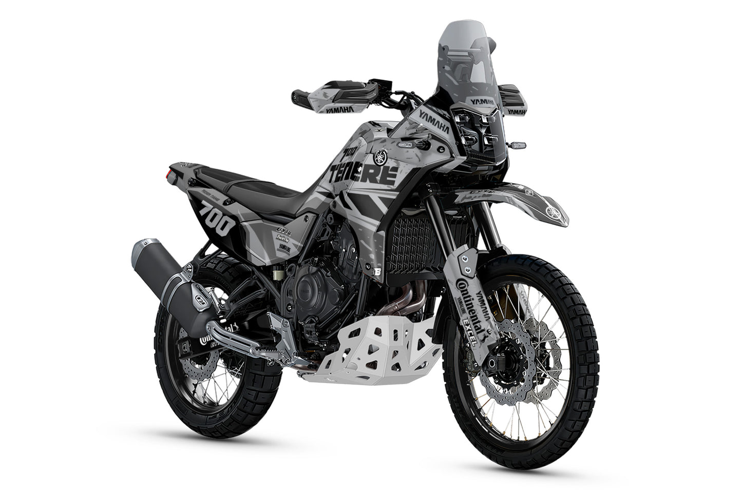 YAMAHA 700 TENERE GRAPHICS KIT ''TRAX GREY'' DESIGN