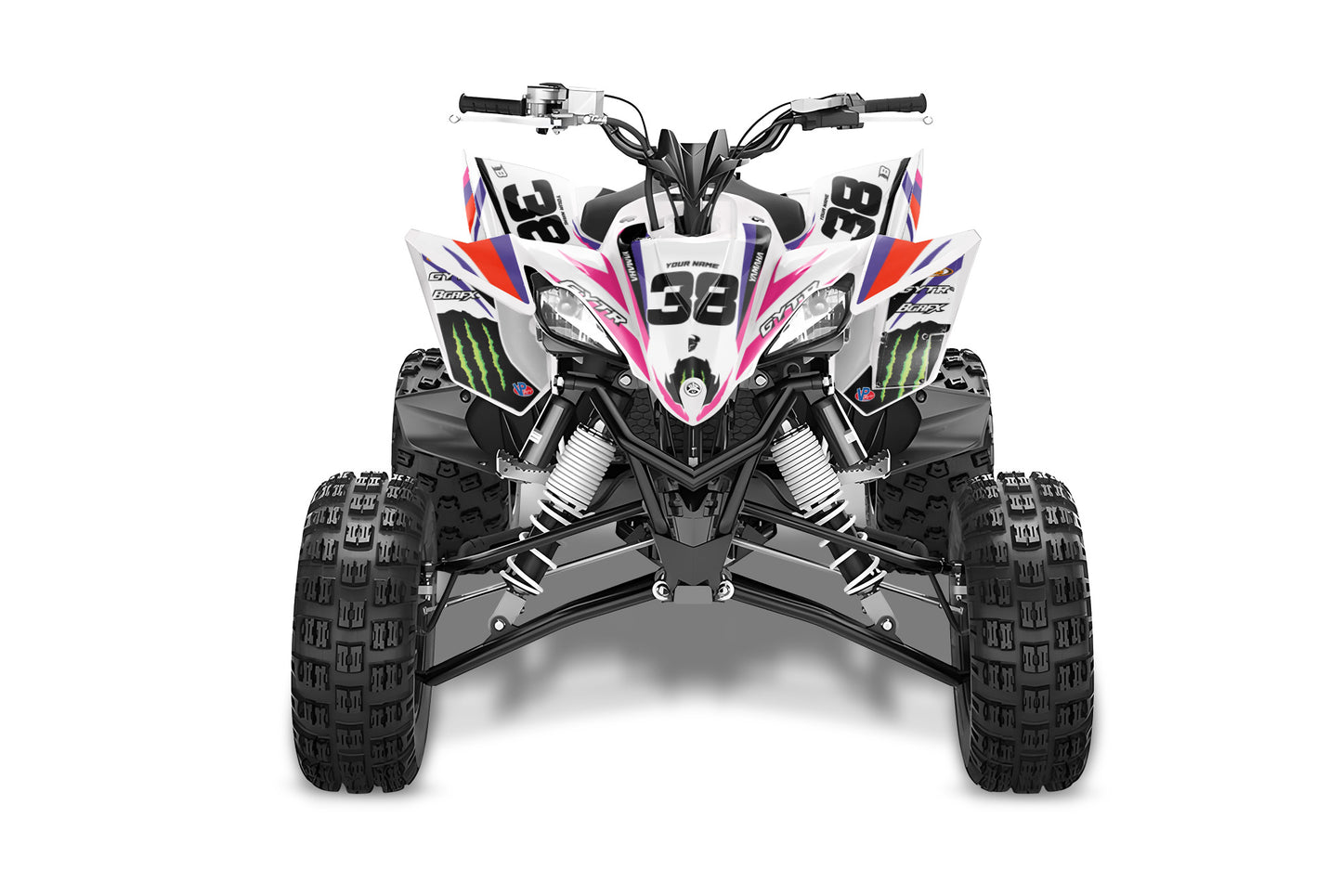 YAMAHA YFZ 450 FULL GRAPHICS KIT ''50TH ANNIVERSARY FACTORY'' DESIGN