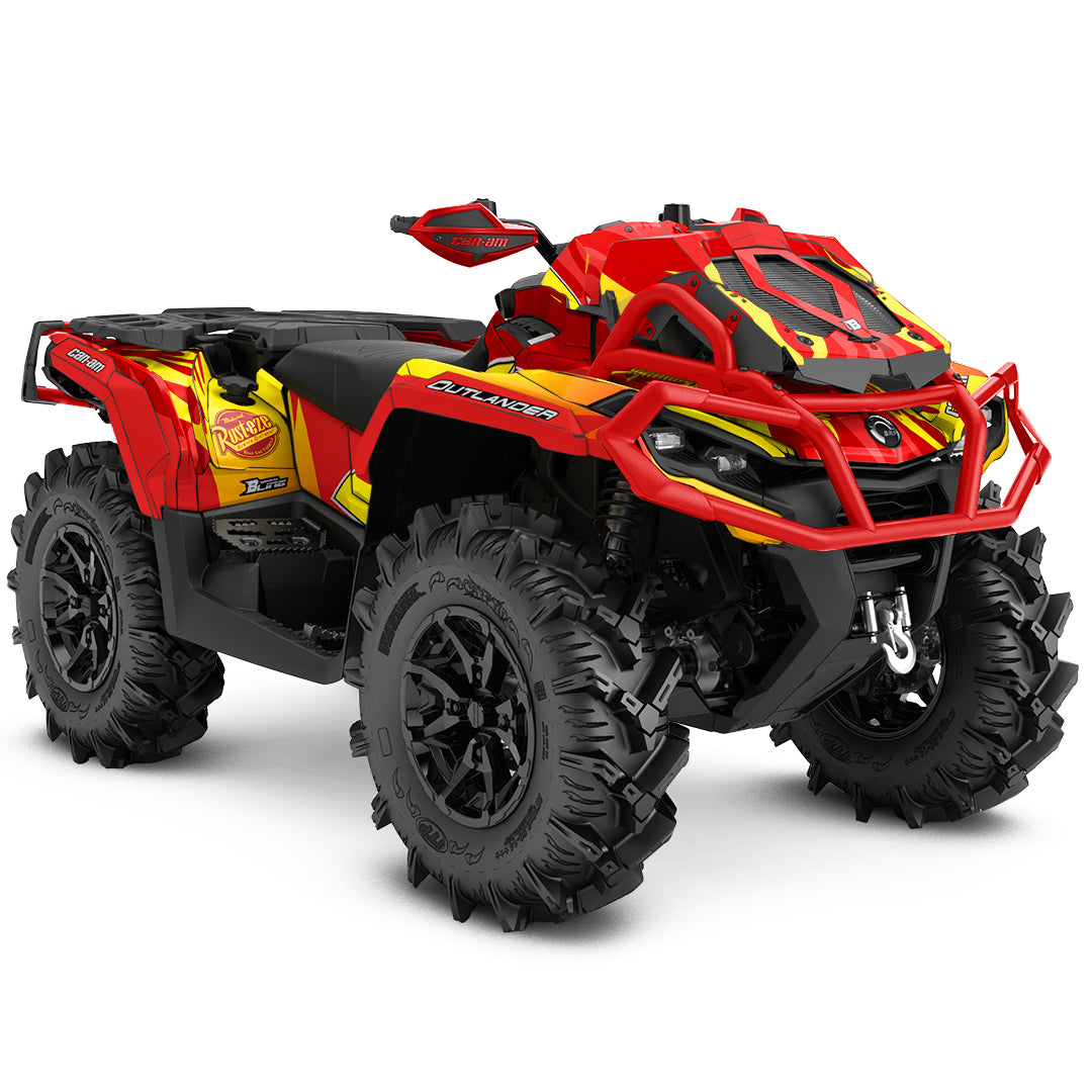 CAN-AM OUTLANDER G2 FULL GRAPHICS KIT "MCQUEEN" DESIGN