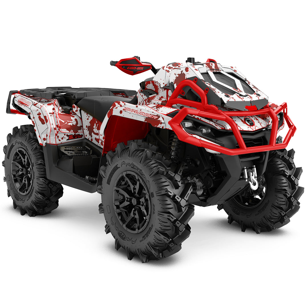CAN-AM OUTLANDER G2 FULL GRAPHICS KIT "BLOOD" DESIGN