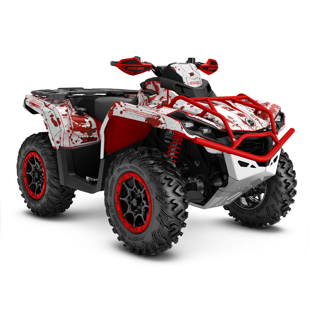 CAN-AM OUTLANDER G2 FULL GRAPHICS KIT "BLOOD" DESIGN