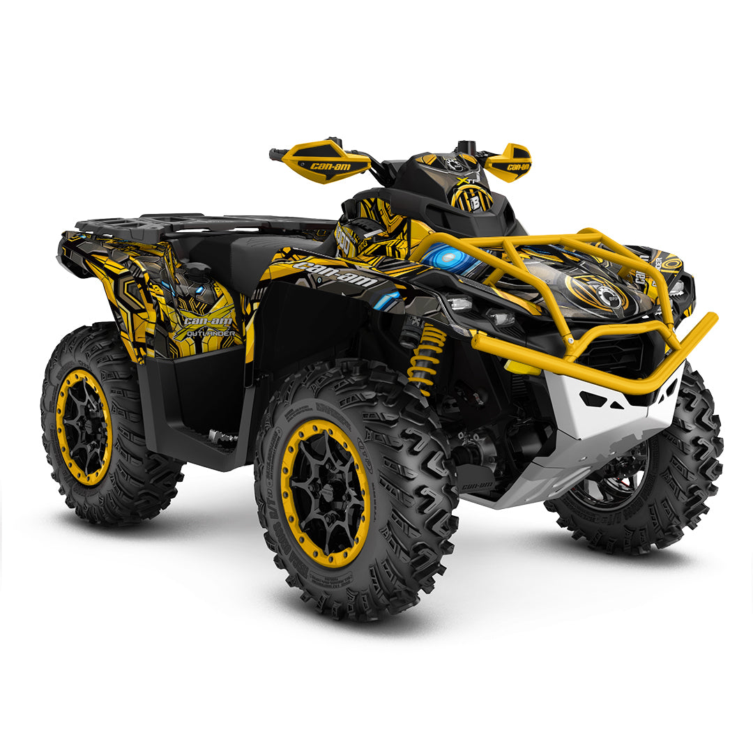 CAN-AM OUTLANDER G2 FULL GRAPHICS KIT "BUMBLEBEE" DESIGN