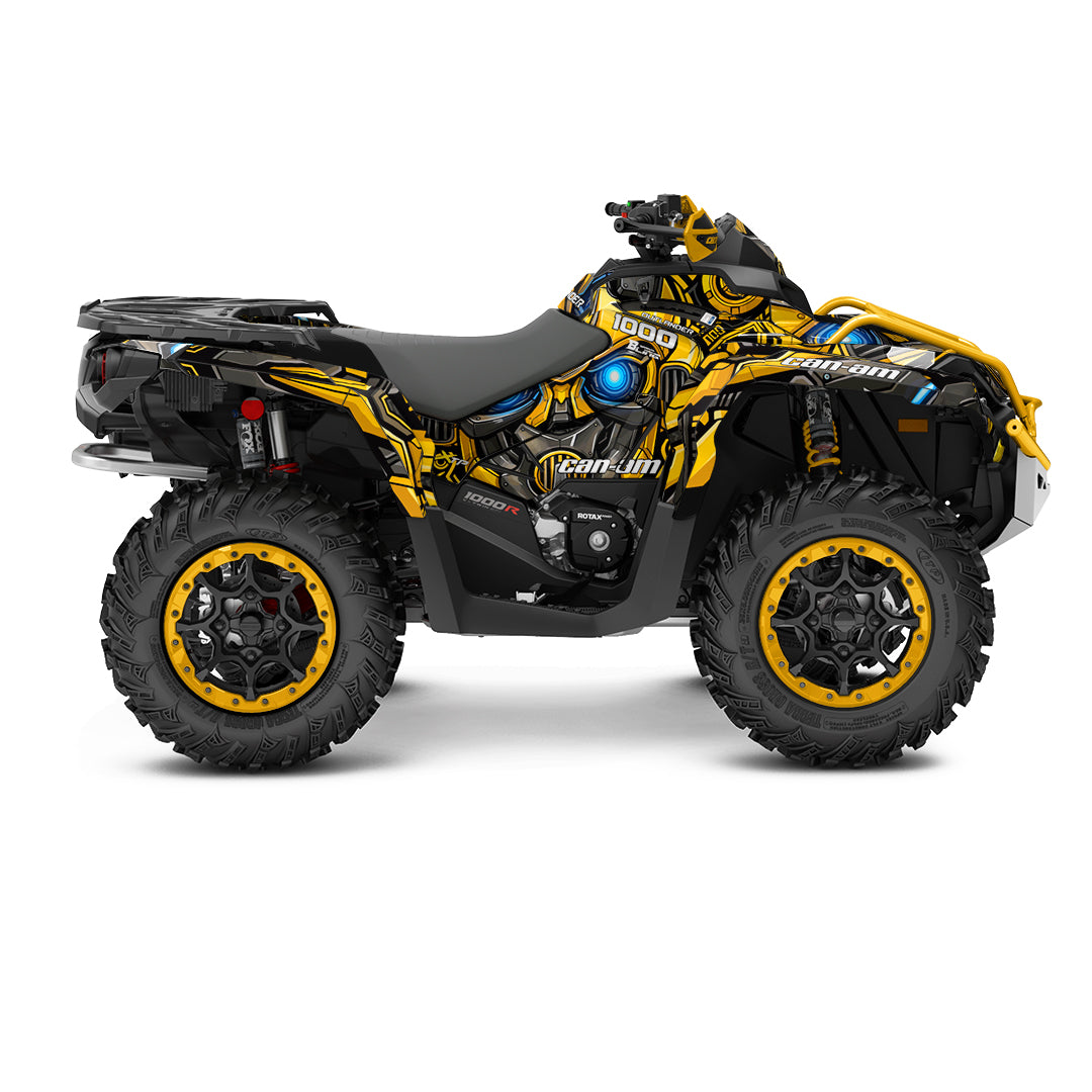 CAN-AM OUTLANDER G2 FULL GRAPHICS KIT "BUMBLEBEE" DESIGN