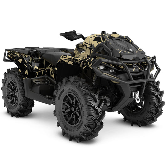 CAN-AM OUTLANDER G2 FULL GRAPHICS KIT "TRINGLED SAND" DESIGN