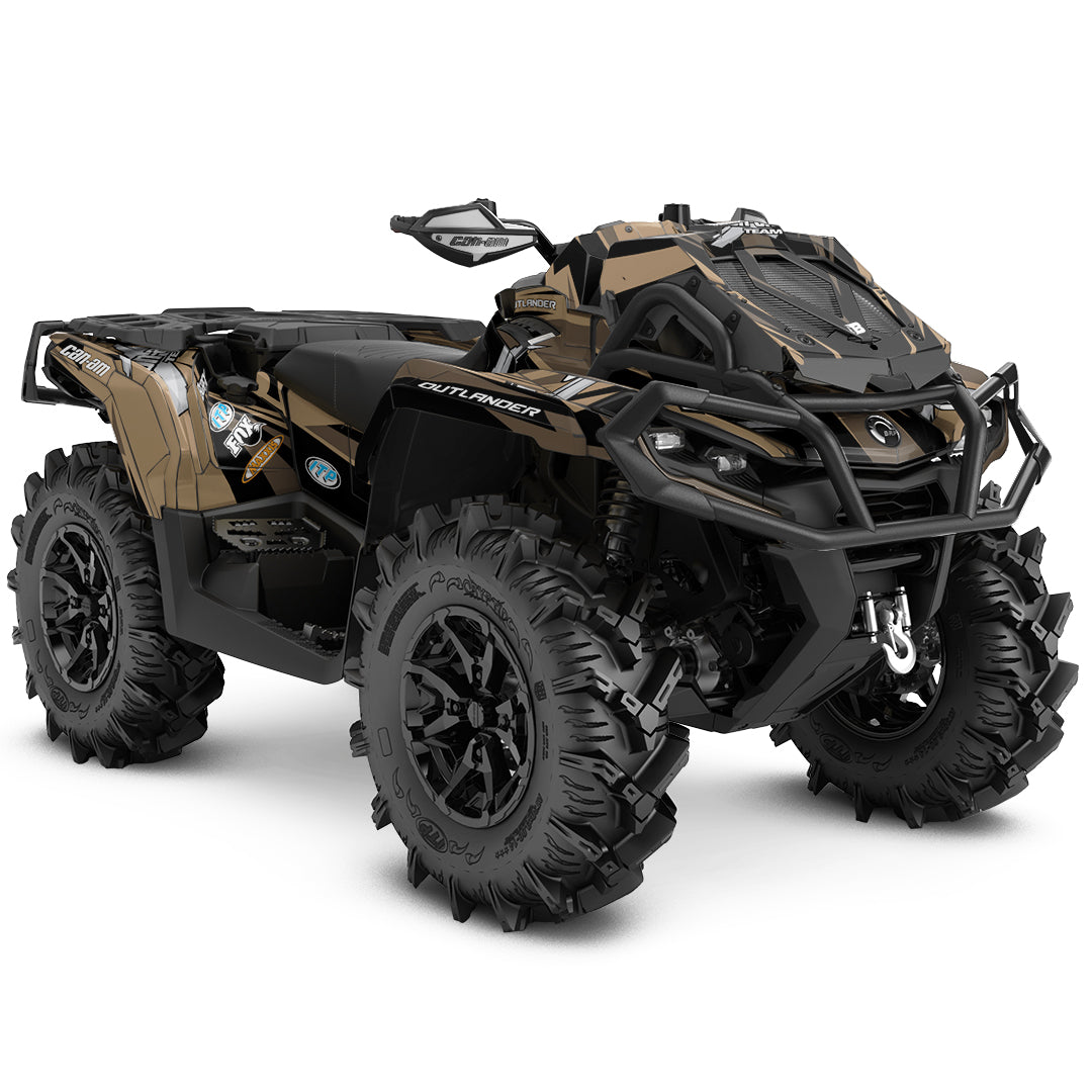 Outlander Front CAN-AM OUTLANDER G2 FULL GRAPHICS KIT