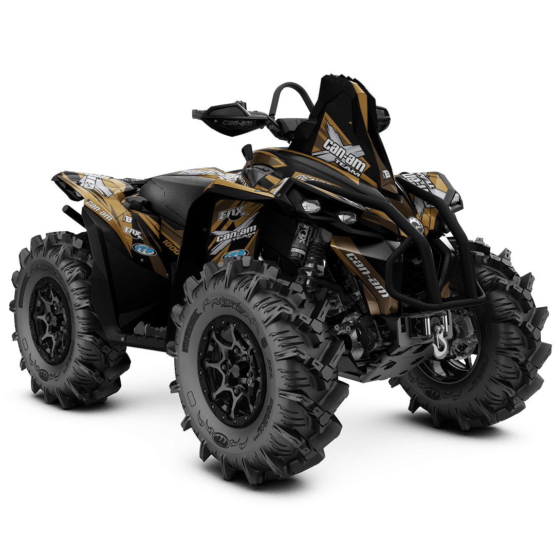 CAN-AM RENEGADE G1 G2 FULL GRAPHICS KIT "PURE MUD" DESIGN