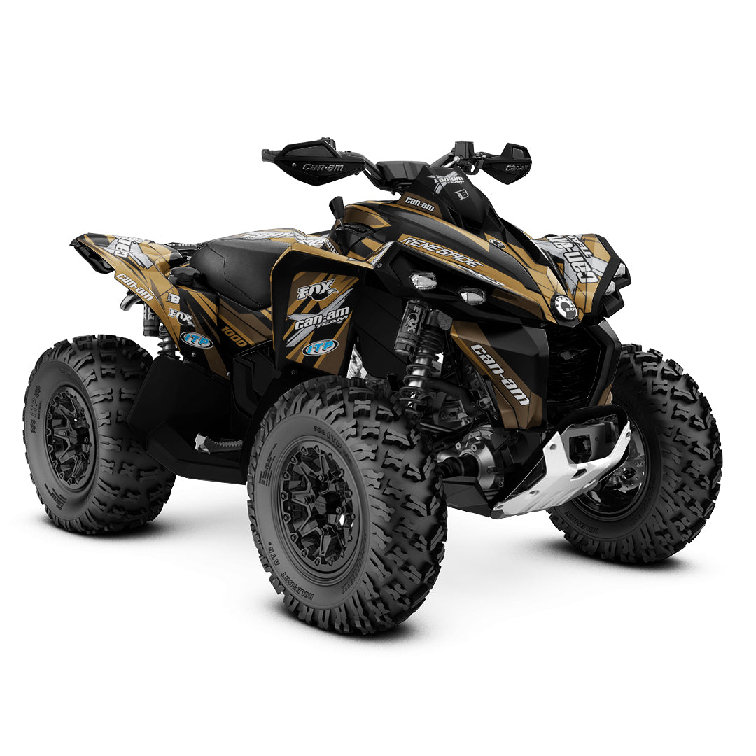 CAN-AM RENEGADE G1 G2 FULL GRAPHICS KIT "PURE MUD" DESIGN
