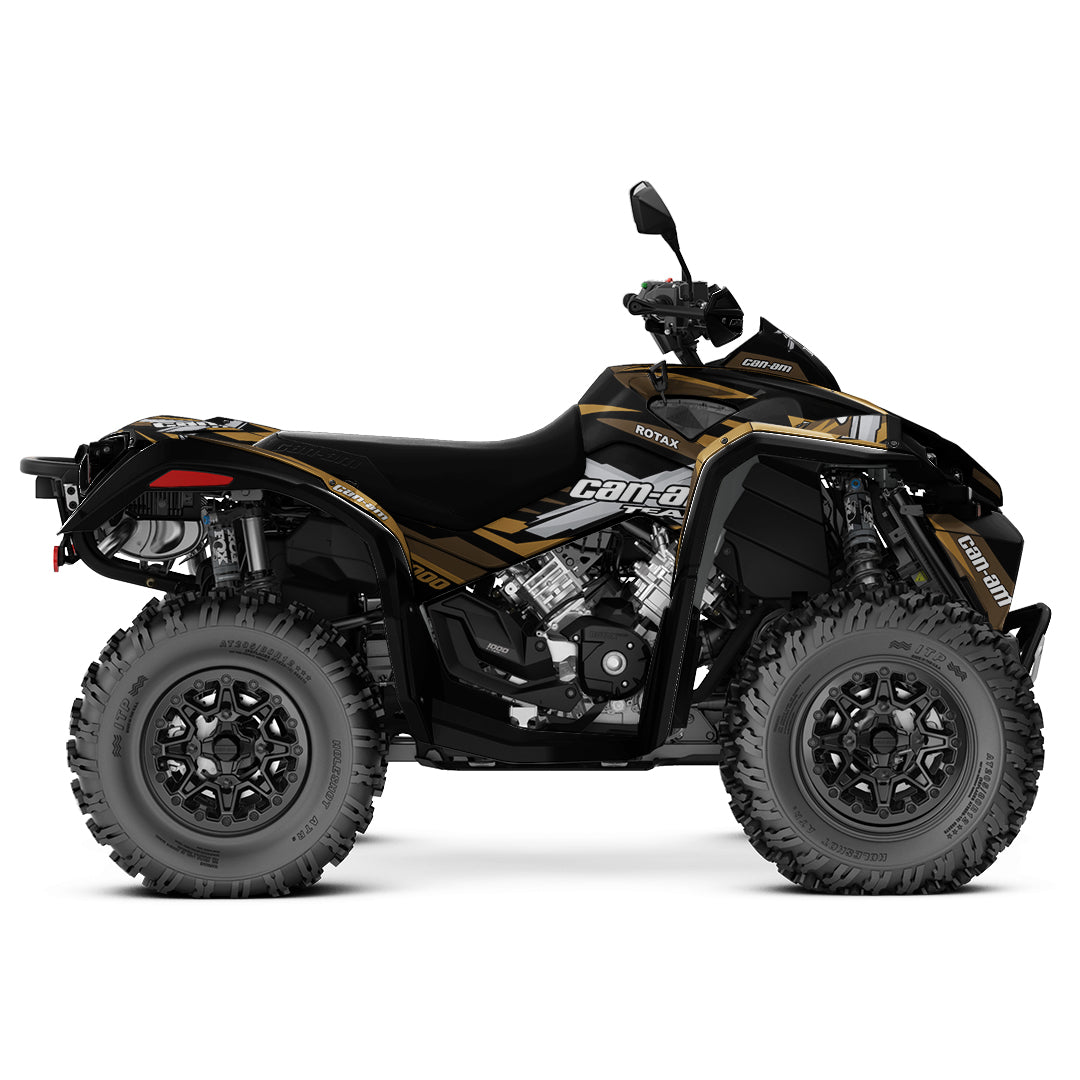 CAN-AM RENEGADE G1 G2 FULL GRAPHICS KIT "PURE MUD" DESIGN