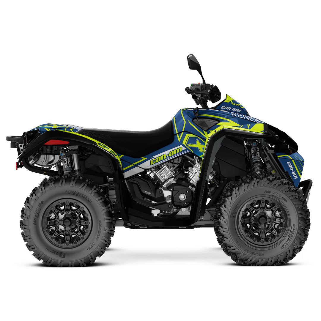 CAN-AM RENEGADE G1 G2 FULL GRAPHICS KIT "LINER BLUE" DESIGN