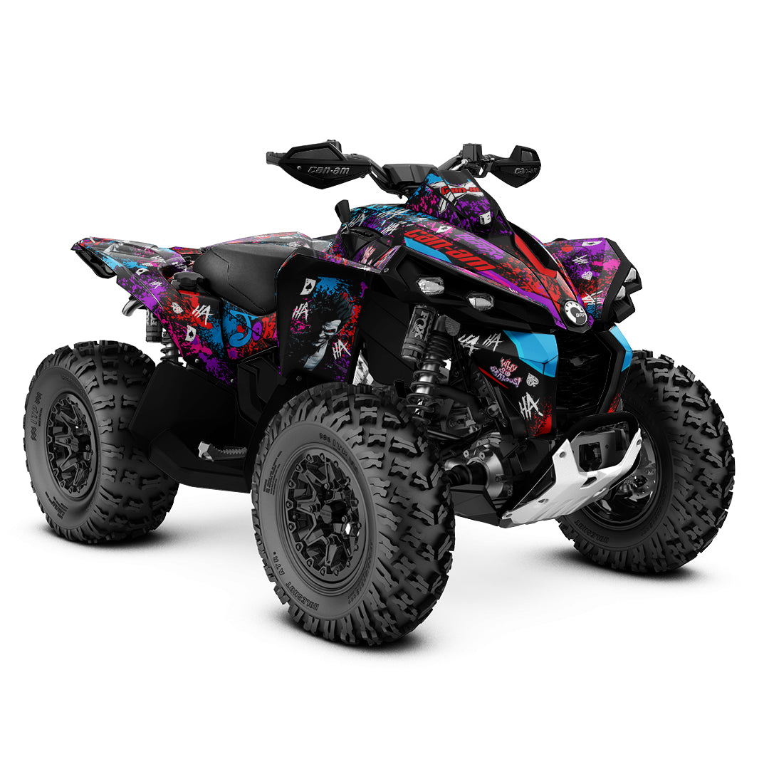 CAN-AM RENEGADE G1 G2 FULL GRAPHICS KIT "JOKER BLUE" DESIGN