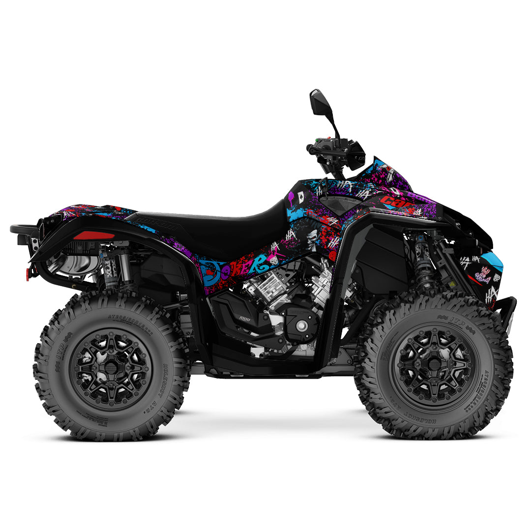 CAN-AM RENEGADE G1 G2 FULL GRAPHICS KIT "JOKER BLUE" DESIGN