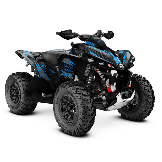 CAN-AM RENEGADE G1 G2 FULL GRAPHICS KIT "MEGA BLUE" DESIGN