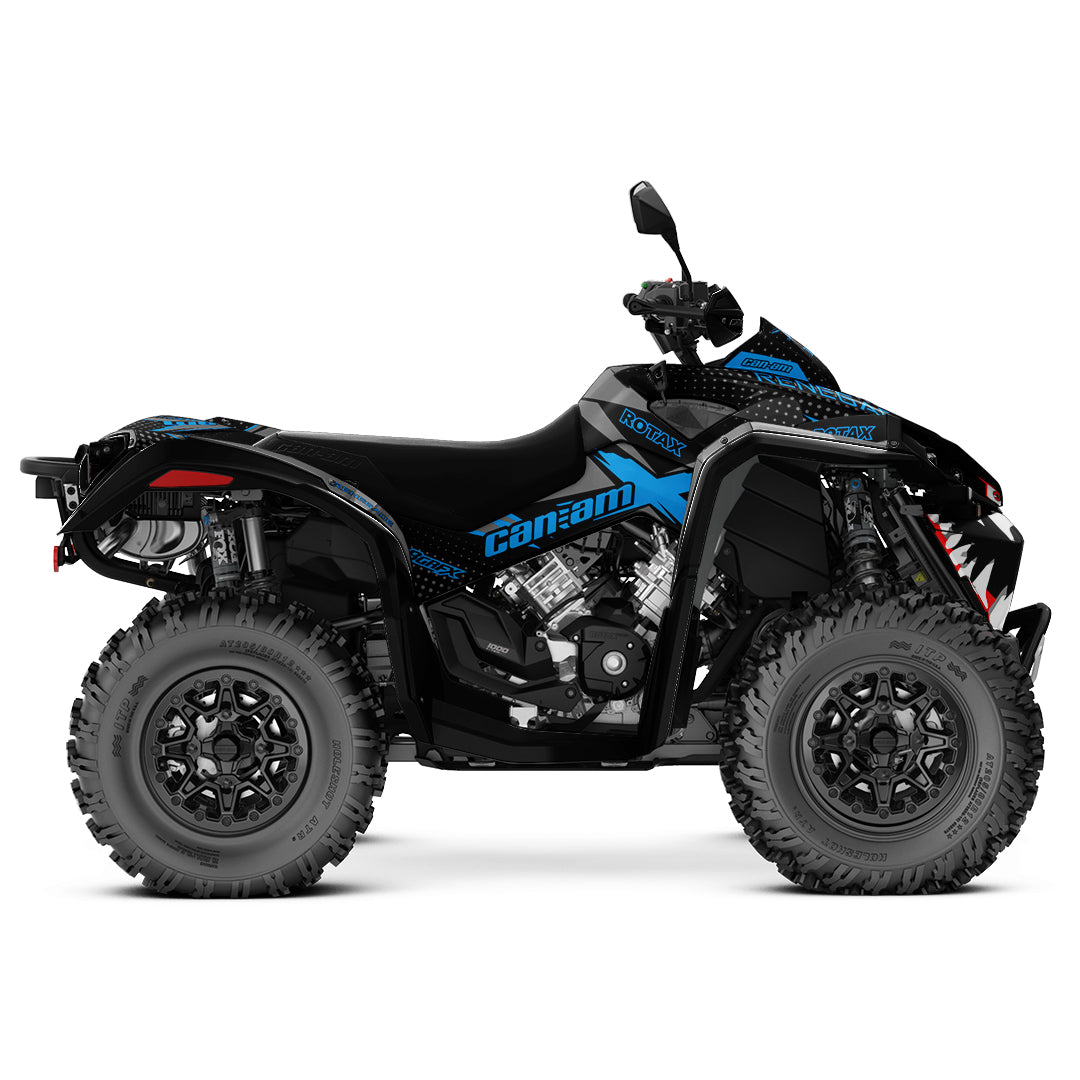 CAN-AM RENEGADE G1 G2 FULL GRAPHICS KIT "MEGA BLUE" DESIGN