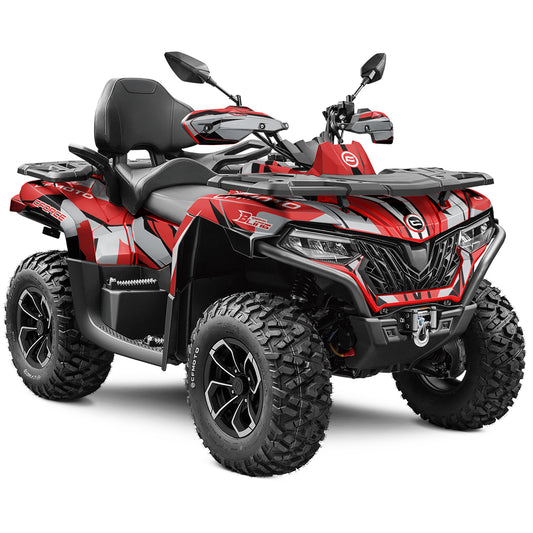 CFMOTO CFORCE 625 FULL GRAPHICS KIT ''ATOM RED'' DESIGN