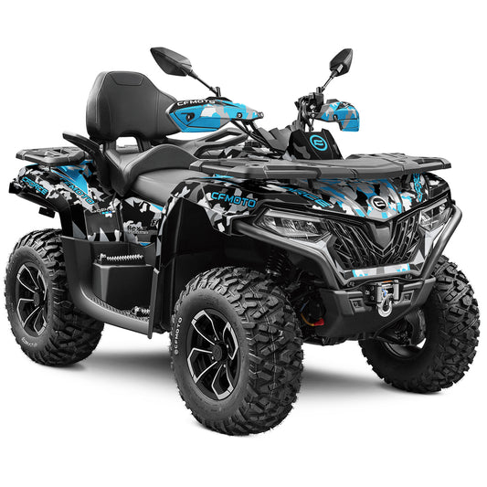 CFMOTO CFORCE 625 FULL GRAPHICS KIT ''CAMO BLUE'' DESIGN