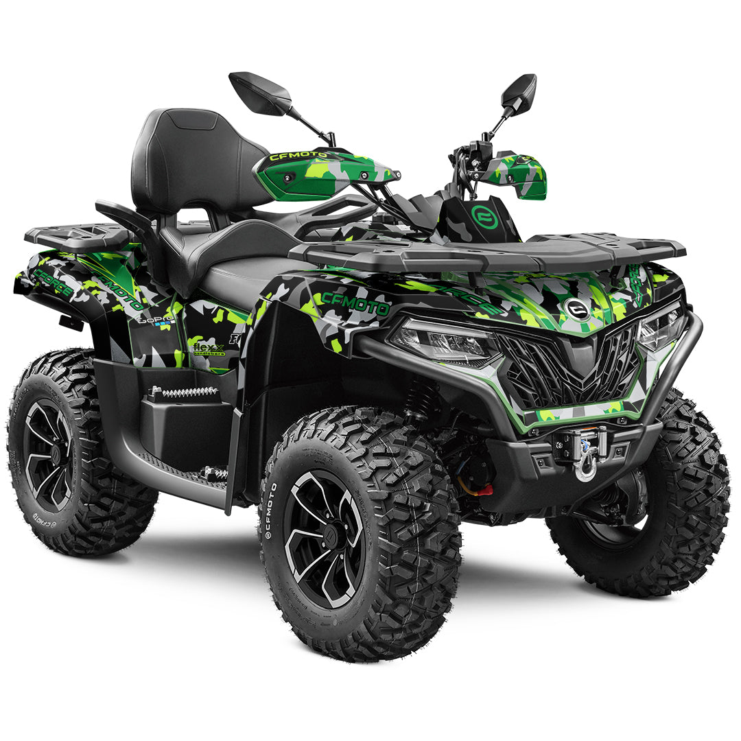 CFMOTO CFORCE 625 FULL GRAPHICS KIT ''CAMO GREEN'' DESIGN