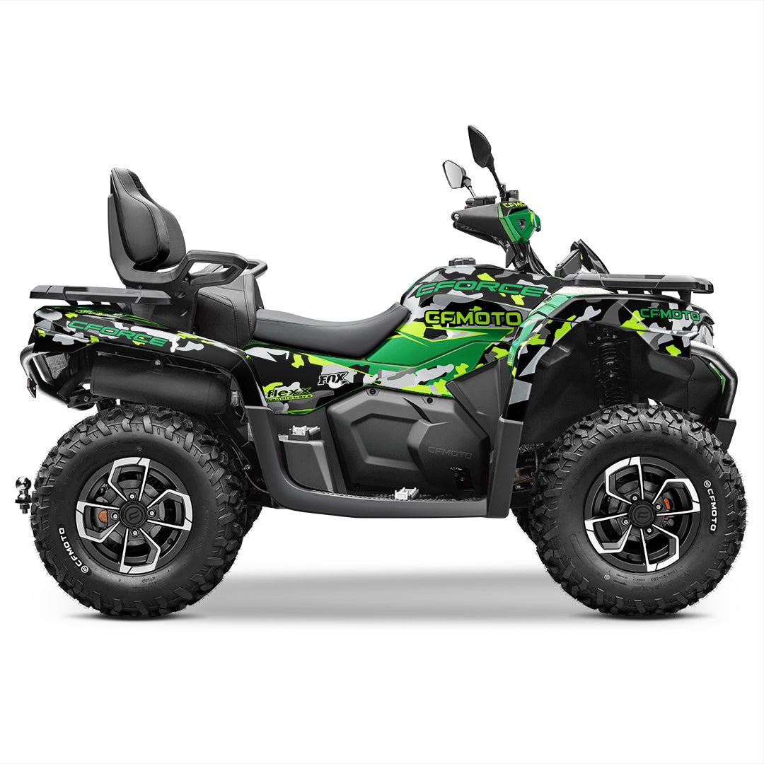 CFMOTO CFORCE 625 FULL GRAPHICS KIT ''CAMO GREEN'' DESIGN