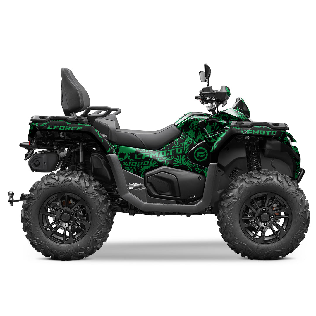 CFMOTO CFORCE G3 FULL GRAPHICS KIT ''FEAR GREEN'' DESIGN