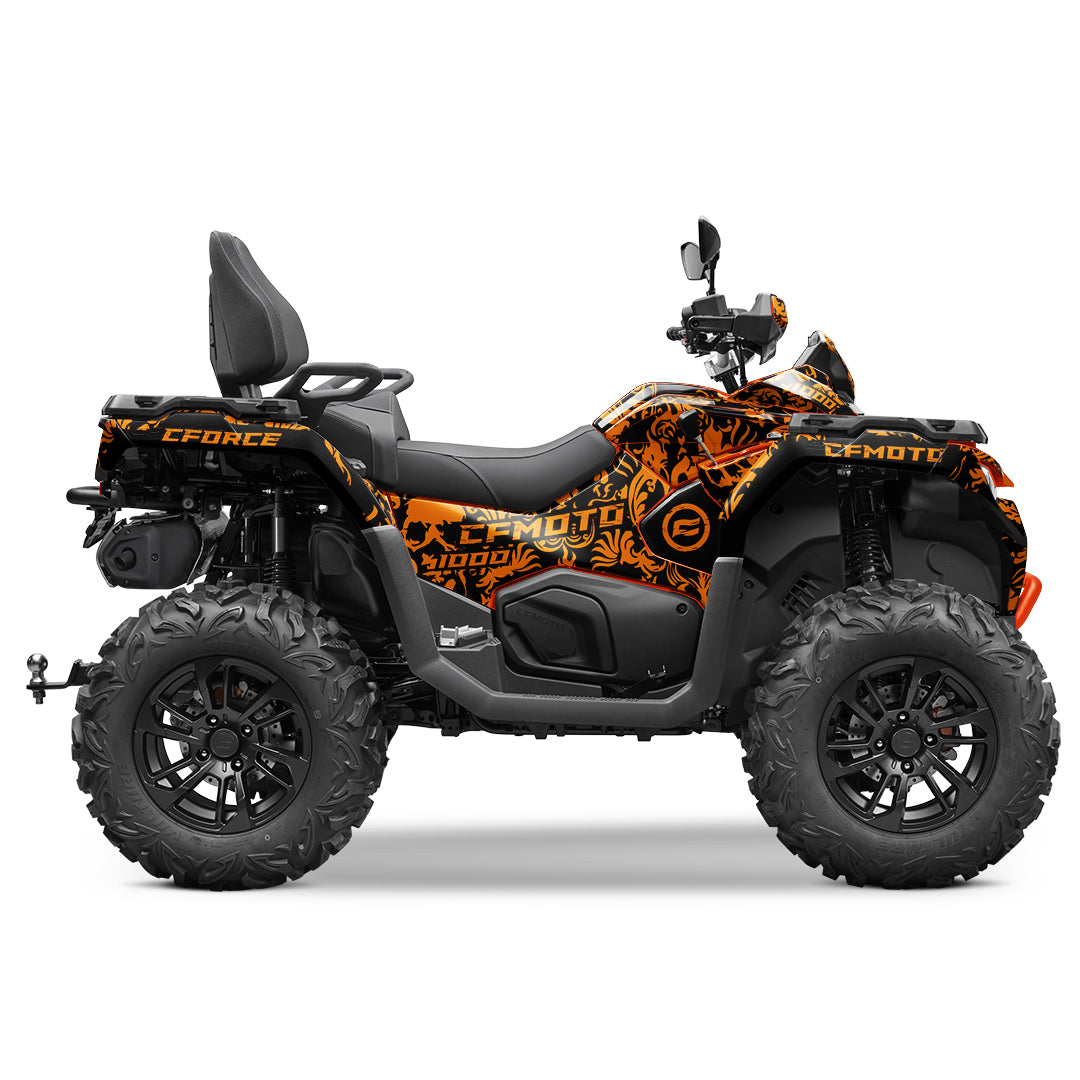 CFMOTO CFORCE G3 FULL GRAPHICS KIT ''FEAR ORANGE'' DESIGN