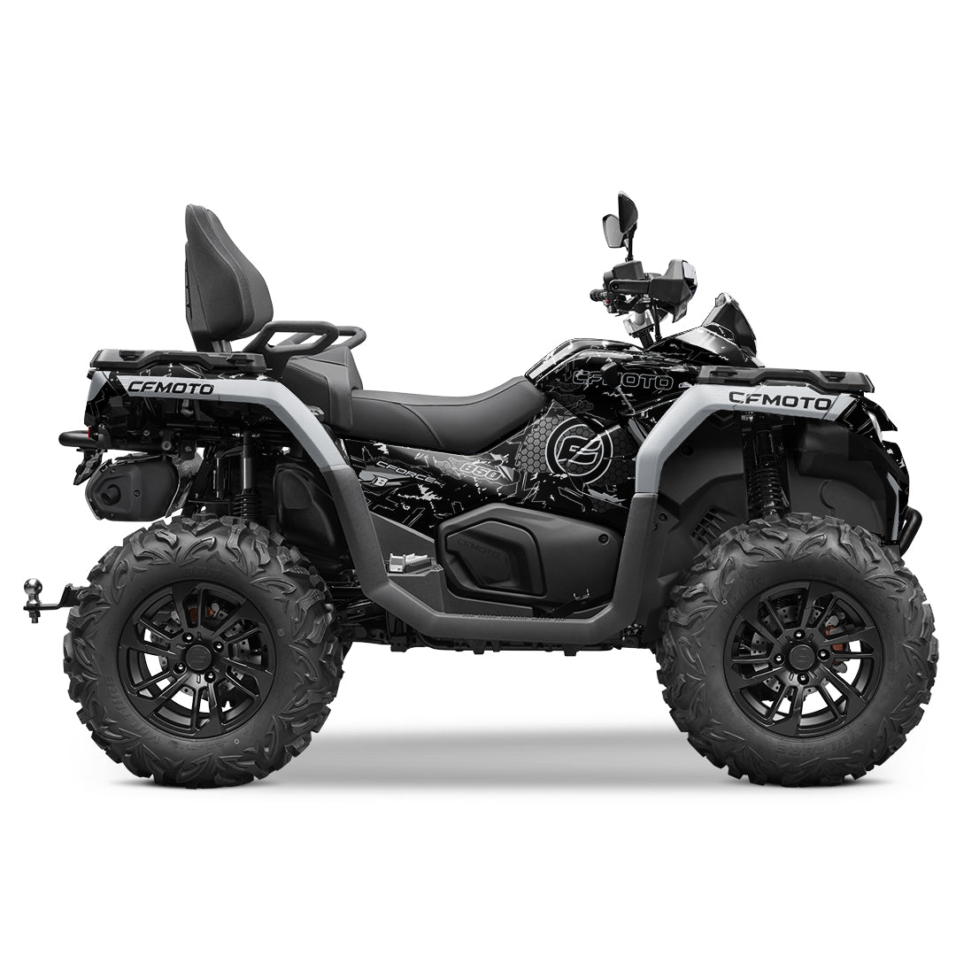 CFMOTO CFORCE G3 FULL GRAPHICS KIT ''RAW GREY'' DESIGN
