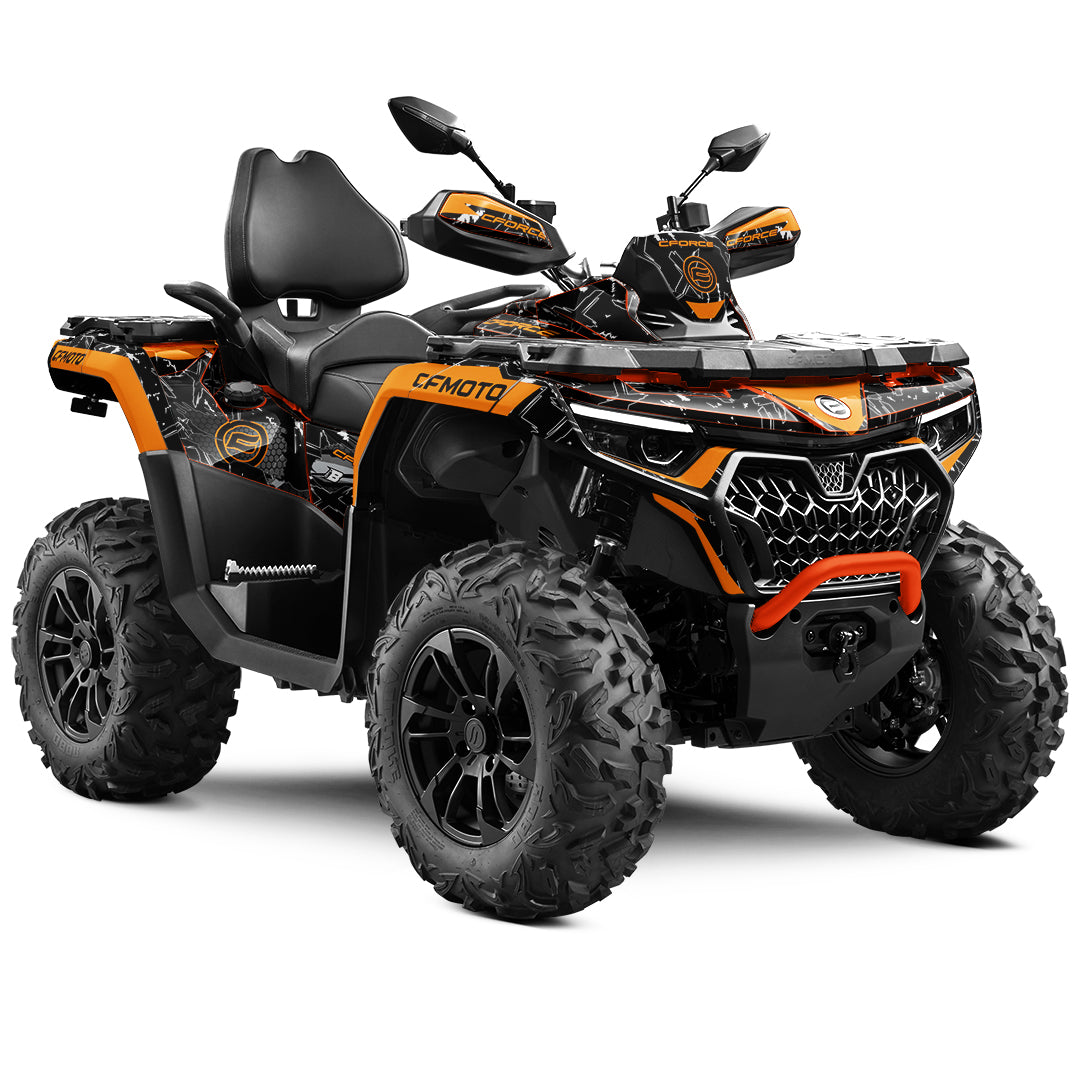 CFMOTO CFORCE G3 FULL GRAPHICS KIT ''RAW ORANGE'' DESIGN