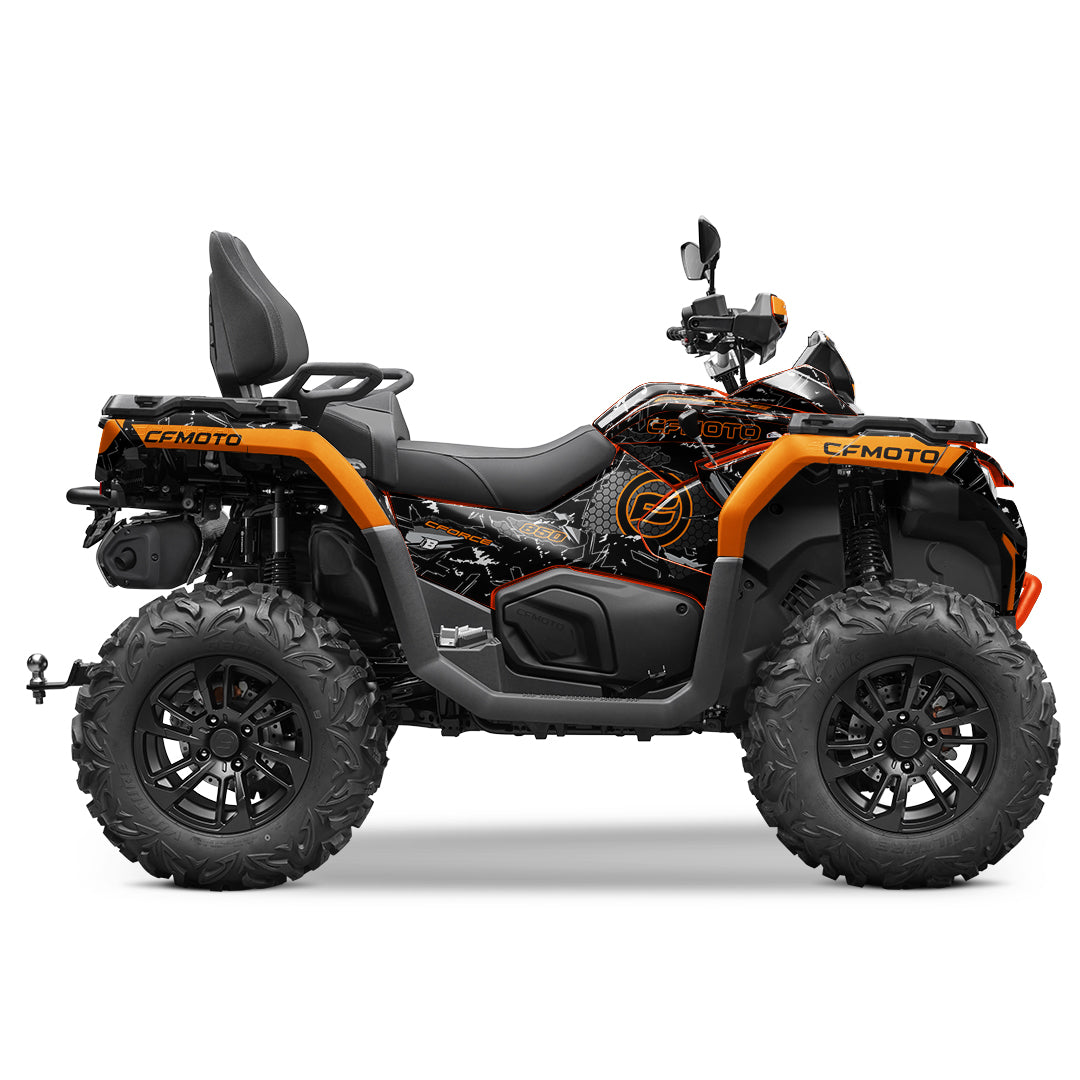 CFMOTO CFORCE G3 FULL GRAPHICS KIT ''RAW ORANGE'' DESIGN