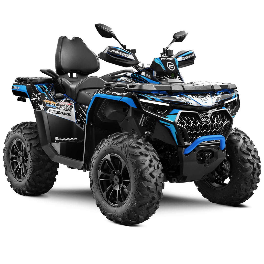 CFMOTO CFORCE G3 FULL GRAPHICS KIT ''SPLASHED BLUE'' DESIGN