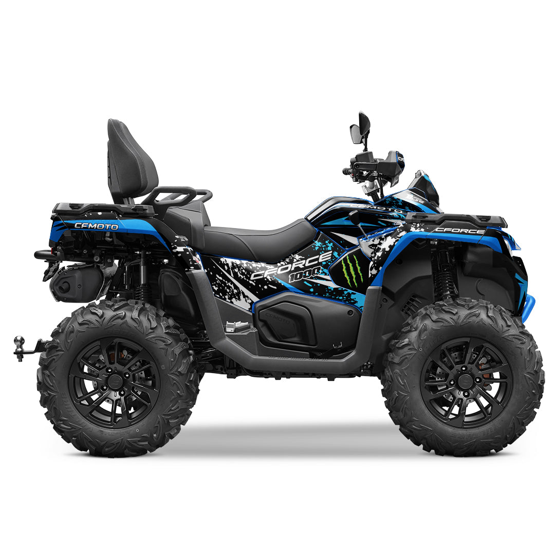 CFMOTO CFORCE G3 FULL GRAPHICS KIT ''SPLASHED BLUE'' DESIGN