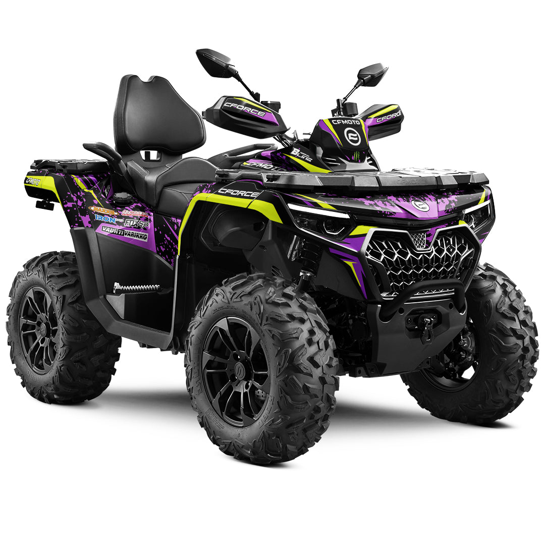 CFMOTO CFORCE G3 FULL GRAPHICS KIT ''SPLASHED PURPLE'' DESIGN