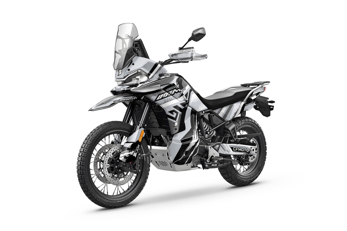 CF MOTO MT-X 800-1000 FULL GRAPHICS KIT ''TRANCED GREY'' DESIGN