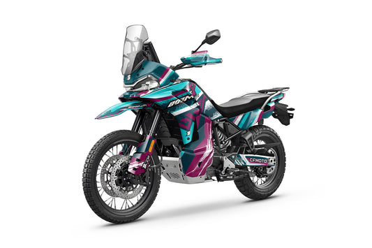 CF MOTO MT-X 800-1000 FULL GRAPHICS KIT ''TRANCED MINT'' DESIGN