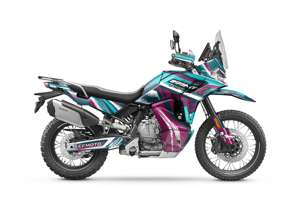 CF MOTO MT-X 800-1000 FULL GRAPHICS KIT ''TRANCED MINT'' DESIGN