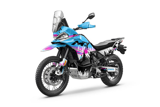 CF MOTO MT-X 800-1000 FULL GRAPHICS KIT ''ADVENTURE BLUE'' DESIGN
