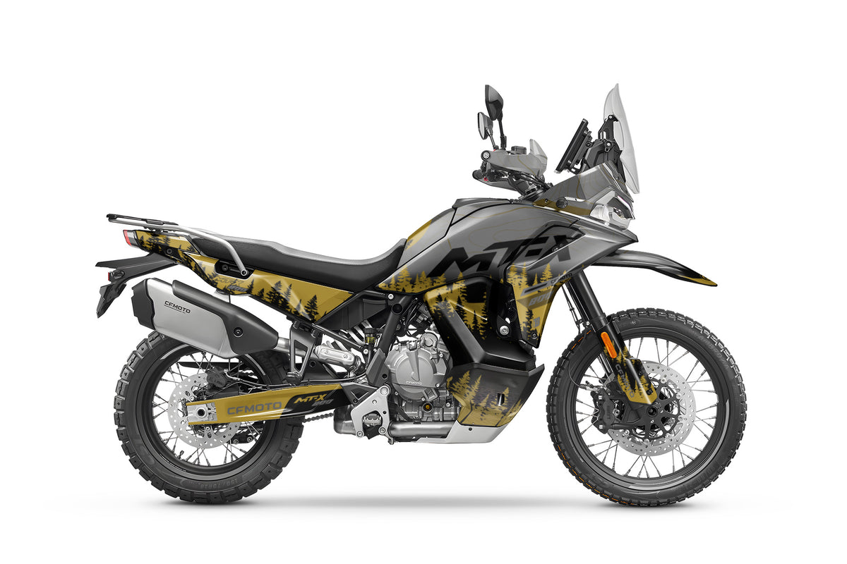 CF MOTO MT-X 800-1000 FULL GRAPHICS KIT ''ADVENTURE BRONZE'' DESIGN