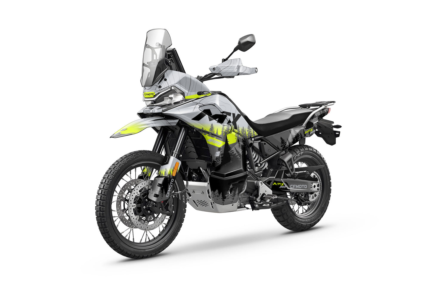 CF MOTO MT-X 800-1000 FULL GRAPHICS KIT ''ADVENTURE GREY'' DESIGN