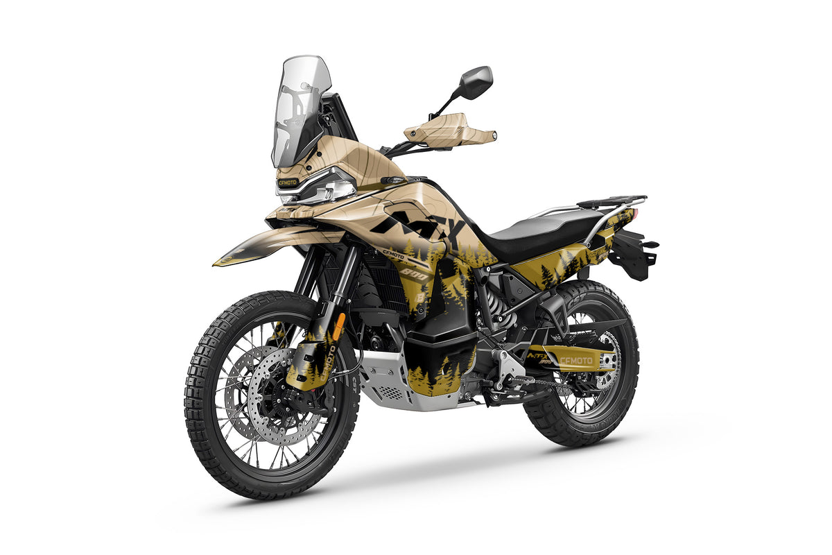 CF MOTO MT-X 800-1000 FULL GRAPHICS KIT ''ADVENTURE SAND'' DESIGN