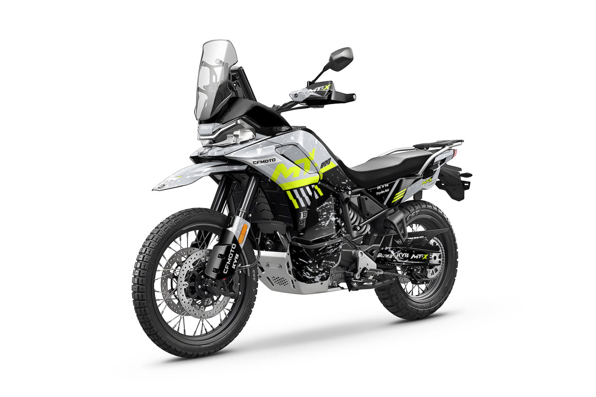CF MOTO MT-X 800-1000 FULL GRAPHICS KIT ''DIRTED LIME'' DESIGN