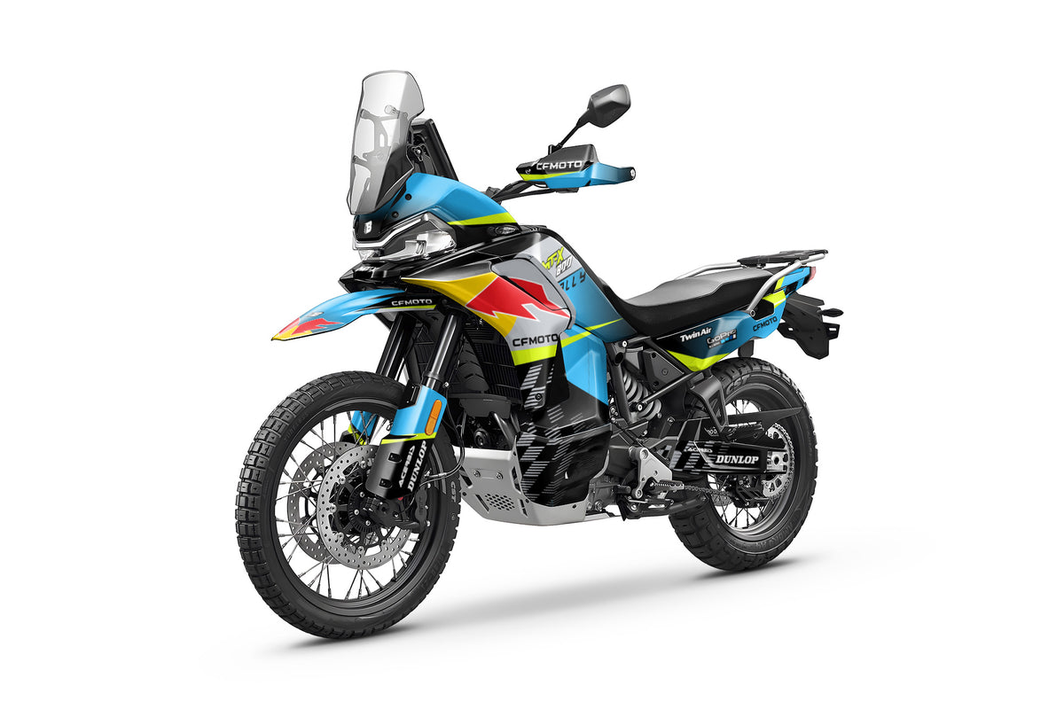 CF MOTO MT-X 800-1000 FULL GRAPHICS KIT ''FACTORY BLUE'' DESIGN