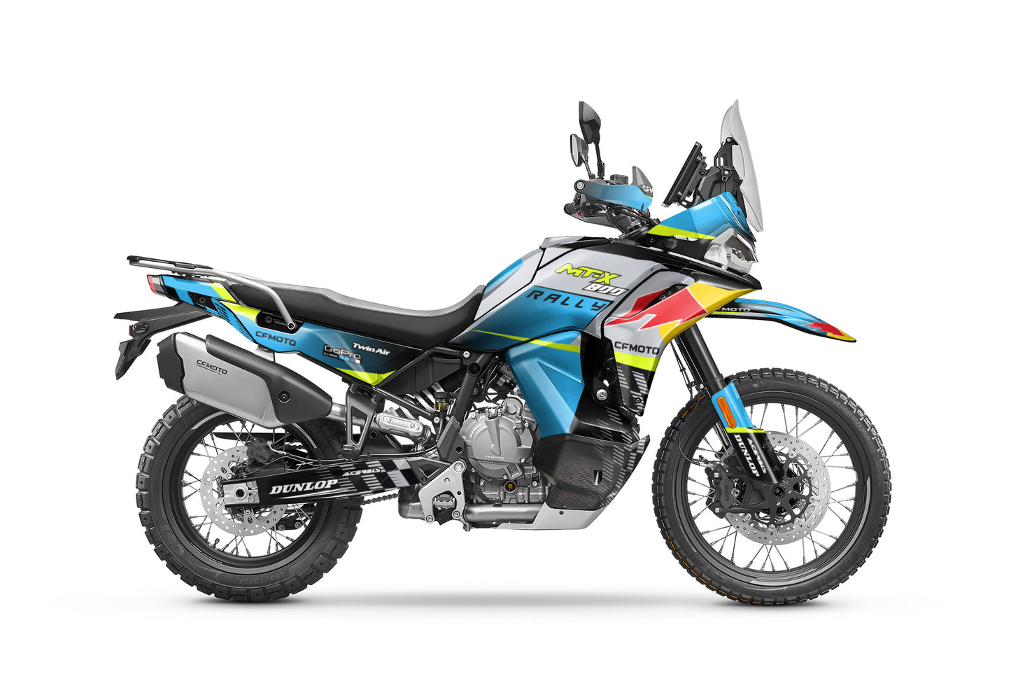CF MOTO MT-X 800-1000 FULL GRAPHICS KIT ''FACTORY BLUE'' DESIGN