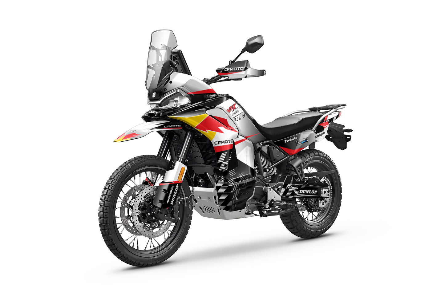 CF MOTO MT-X 800-1000 FULL GRAPHICS KIT ''FACTORY WHITE'' DESIGN