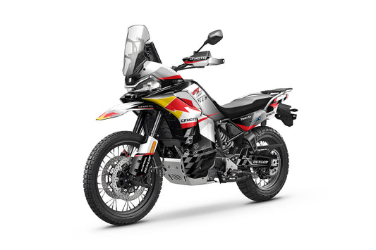 CF MOTO MT-X 800-1000 FULL GRAPHICS KIT ''FACTORY WHITE'' DESIGN